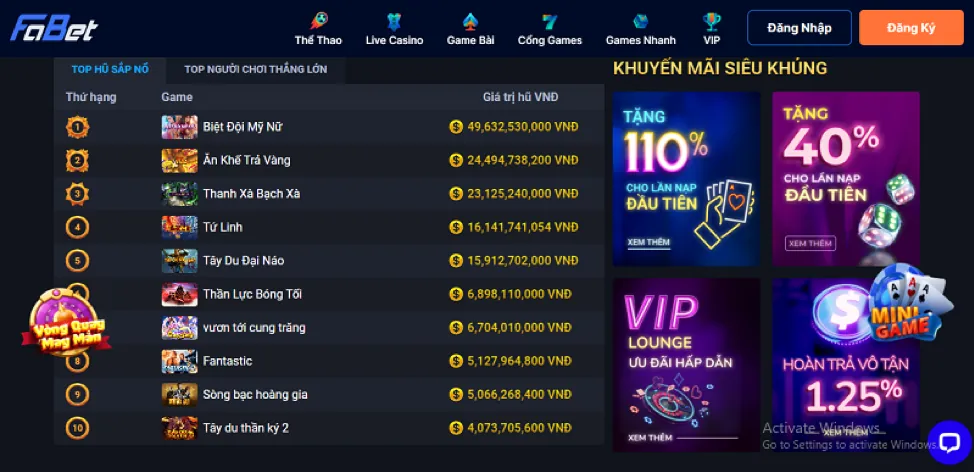 Banner khuyến mãi thể thao hấp dẫn tại vx88 bet