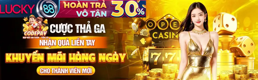 Biểu ngữ quảng cáo khuyến mãi cá cược thể thao với tiền thưởng và cúp